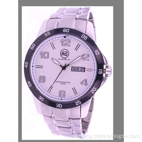 All Stainless Steel Watch with High Quality and Japan Movement